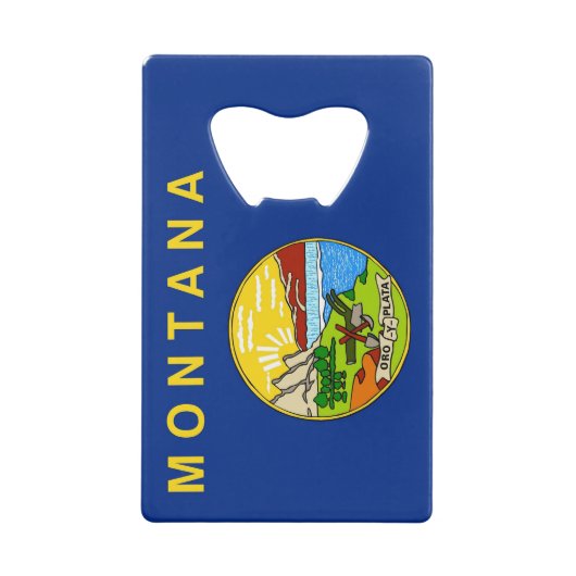 スチールボトルオープナー(米国モンタナ州旗) クレジットカード栓抜き (裏面)