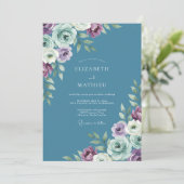 スチールマーブルの花嫁 招待状 (スタンド正面)