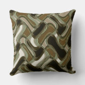 スチールミンク&ブラウンサブル装飾用クッション クッション (裏面)