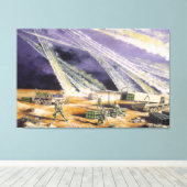 スチールレインデザートストームフランクM. Thomas キャンバスプリント (インサイチュ (ウッドフロア))