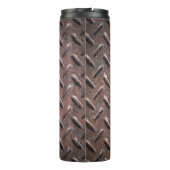 スチール古い表面プレートスリップまたは滑ること非パター。抽象芸術 タンブラー (裏面)