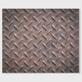 スチール古い表面プレートスリップまたは滑ること非パター。抽象芸術 ラッピングペーパー (フラット)