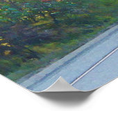 スチール建築パイプトラックハイウェイドライビングアート ポスター (角)