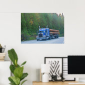 スチール建築パイプトラックハイウェイドライビングアート ポスター (ホームオフィス)