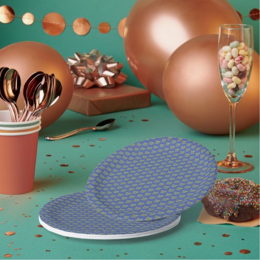 スチール抽象芸術 ペーパープレート (複数)