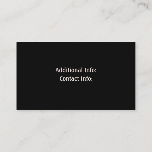 スチール素朴名刺2 名刺 (裏面)