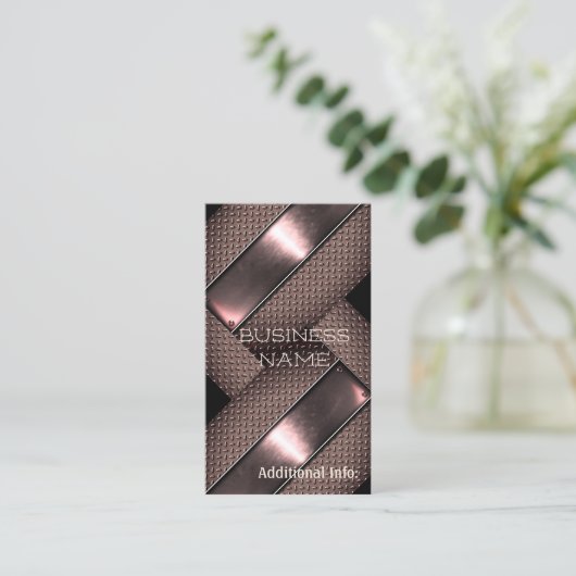 スチール素朴名刺2 名刺 (スタンド正面)