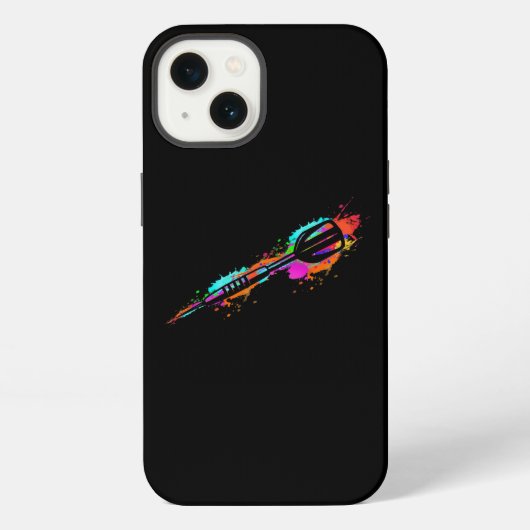 スチール製ダーツ iPhoneケース (裏面)