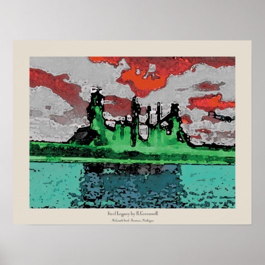 スチール製レガシー ポスター (正面)