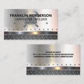 スチール |リベット |建築 |溶接機 名刺 (正面/裏面)