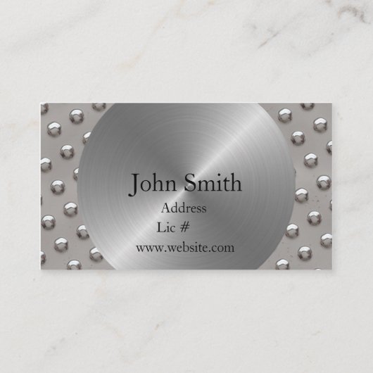 スチール 名刺 (裏面)