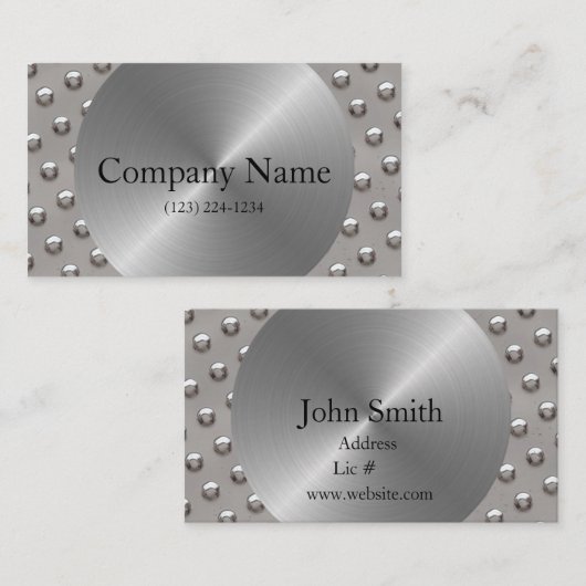 スチール 名刺 (正面/裏面)