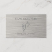 「スチール」歌手の名刺 名刺 (正面)