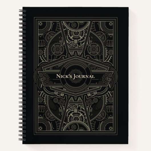 スチー華美ムパンクジャーナル ノートブック (正面)