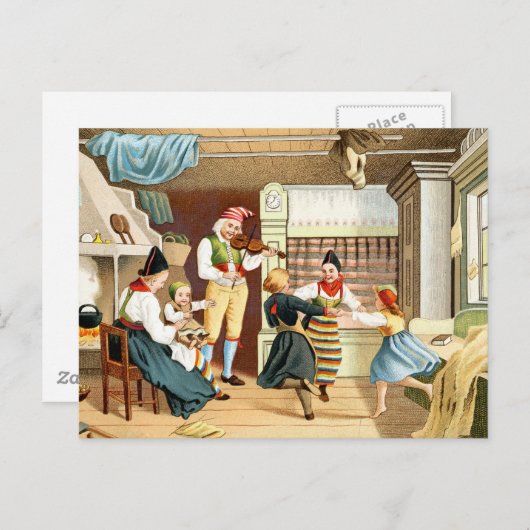 スチ伝統的カンジナビア族 ポストカード (正面/裏面)