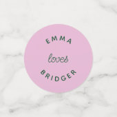 スチ芸術的ンチフローラブライダルシャワー表 コンフェッティ (スモール正面)