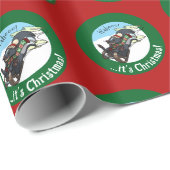 スッおもしろいクの上でスカンクだクリスマスだ！漫画 ラッピングペーパー (ロールコーナー)