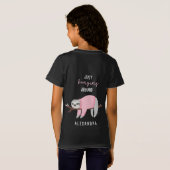 スッつるプのまわりにピンク Tシャツ (裏面フル)