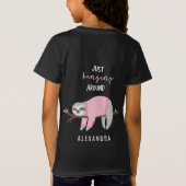 スッつるプのまわりにピンク Tシャツ (裏面)
