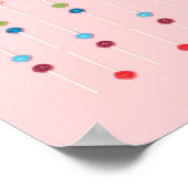 スッカーズロリポップキャンディレインボー ポスター (角)