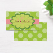 スッシーパーソナライズされたドットギフト囲いカード (デスク)