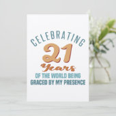 スッシー21歳の誕生日の態度 招待状 (スタンド正面)