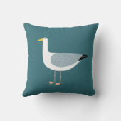 スッシー・シーガルパーソナライズされた クッション (裏面)