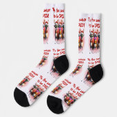 スッシー・トナカイ ソックス (左)