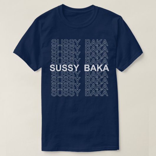 スッシーbaka 1 tシャツ (デザイン正面)