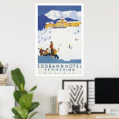 スッドバーンホテルセンマーリングヴィンテージトラベルポスター ポスター (ホームオフィス)