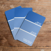 スッ絵を描ク | Blue 絵を描 Chips Painter Decorator 名刺