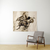 ステアをたたくバケロ「トロ」 タペストリー (インサイチュ(横))