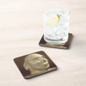 ステアタイトのポートレートの頭部、Mohenjodaro、2300-1750紀元前に コースター (右側)