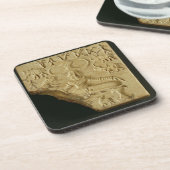 ステアタイトのPasupatiのシール、Mohenjodaro、2300-1750紀元前に コースター (左側)