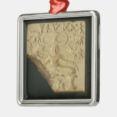 ステアタイトのPasupatiのシール、Mohenjodaro、2300-1750紀元前に メタルオーナメント (左)