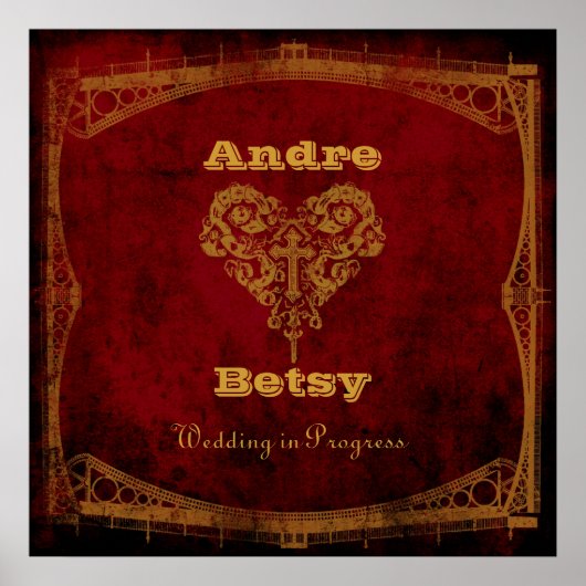 ステアビクトリアンンプン結婚クの進行中の兆候 ポスター (正面)