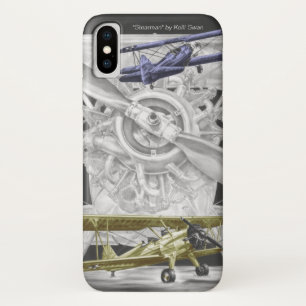 ステアマン複葉機 iPhone X ケース