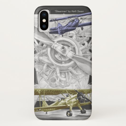 ステアマン複葉機 Case-Mate iPhoneケース (裏面)