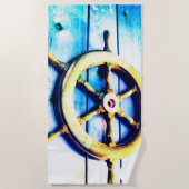 ステアリングホイールビーチタオル ビーチタオル (正面)