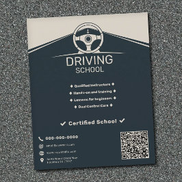 ステアリングホイール - 自動車教習所 チラシ