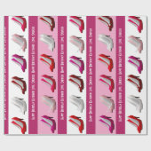 スティかわいらしレトパーソナライズされたス ラッピングペーパー (フラット)