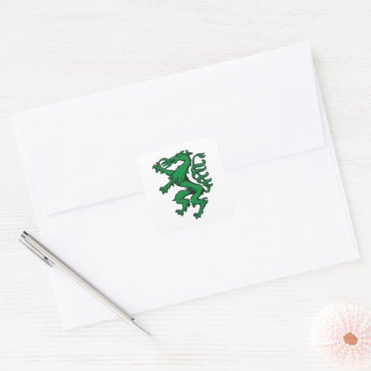 スティアマルクワッペンオーステレイヒパンサー スクエアシール (封筒)