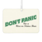 スティアマルク・オーステレイヒは、ステイラ・ブアにパニックを起こさない カーエアーフレッシュナー (裏面)