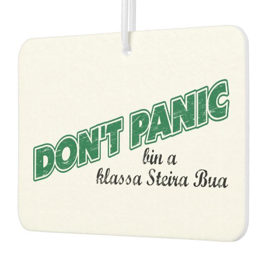 スティアマルク・オーステレイヒは、ステイラ・ブアにパニックを起こさない カーエアーフレッシュナー (左)