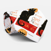 スティインレンブラックキャットクラシックフランスのアートワーク ネクタイ (ロール)