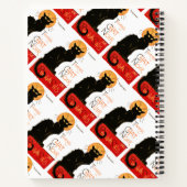 スティインレンブラックキャットクラシックフランスのアートワーク ノートブック (裏面)