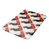 スティインレンブラックキャットクラシックフランスのアートワーク バスマット (アングル)