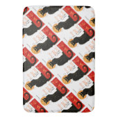 スティインレンブラックキャットクラシックフランスのアートワーク バスマット (正面縦)