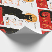 スティインレンブラックキャットクラシックフランスのアートワーク ラッピングペーパー (角)