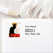 スティインレンブラックキャットクラシックフランスのアートワーク ラベル (インサイチュ)